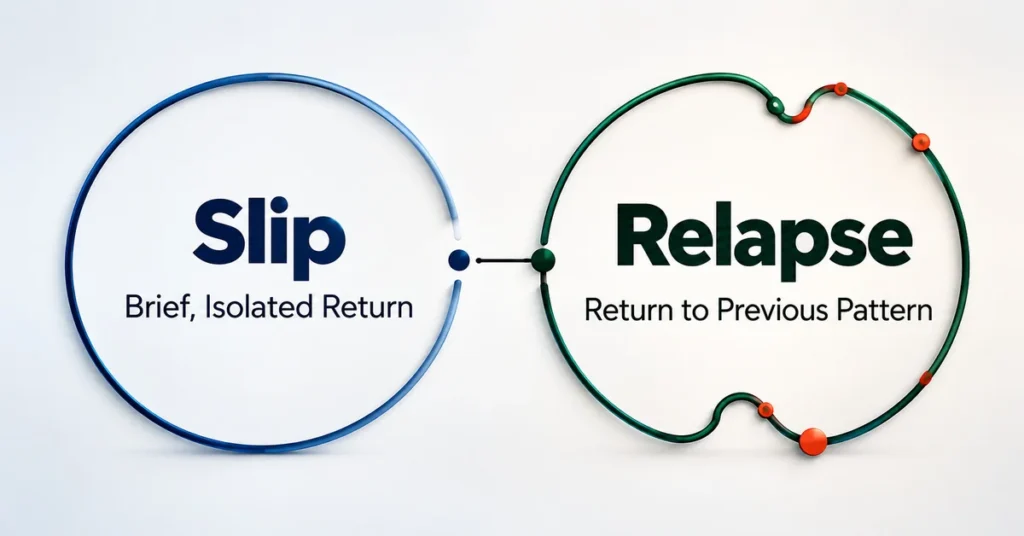Slip vs. Relapse: Key Differences, Warning Signs, and Next Steps in Recovery